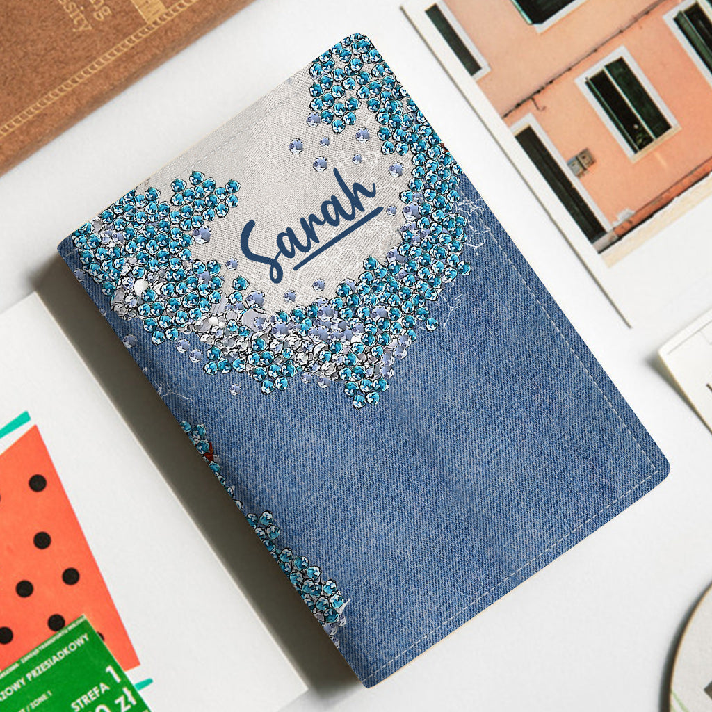 Porte-passeport personnalisé Turtle Bling - Tortue