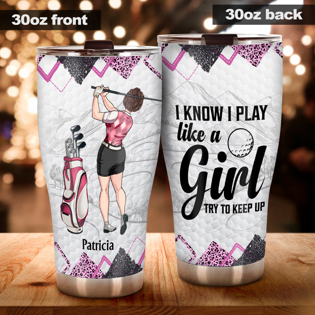 Golf Instruction - Personalized Golf Tumbler