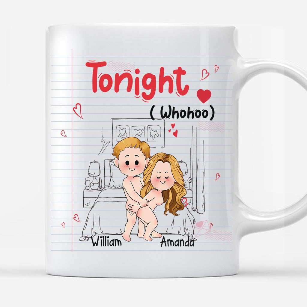 Ce soir - Mug personnalisé pour couple