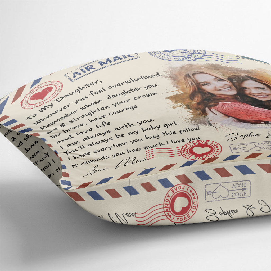 I Am Always With You - Personalized Daughter Throw Pillow