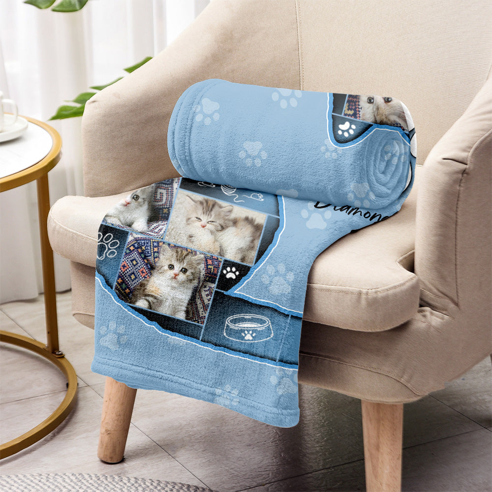 Cat Lover - Personalized Cat Blanket