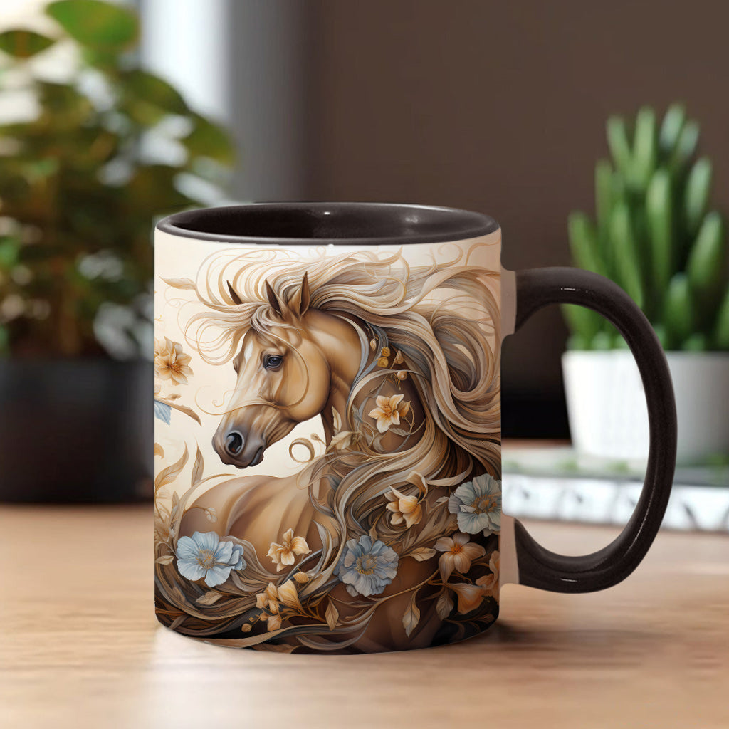 Love Horses - Personalized Horse Accent Mug