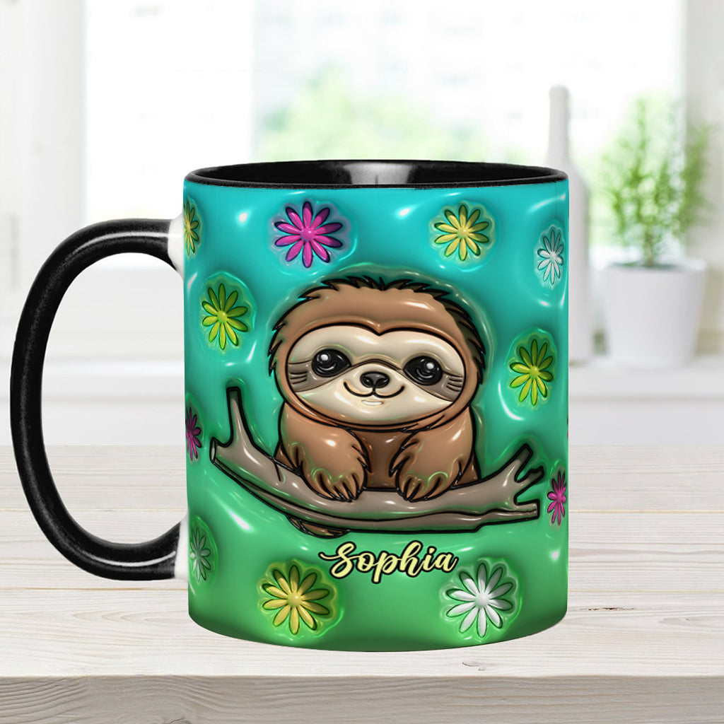 Mug personnalisé paresseux mignon