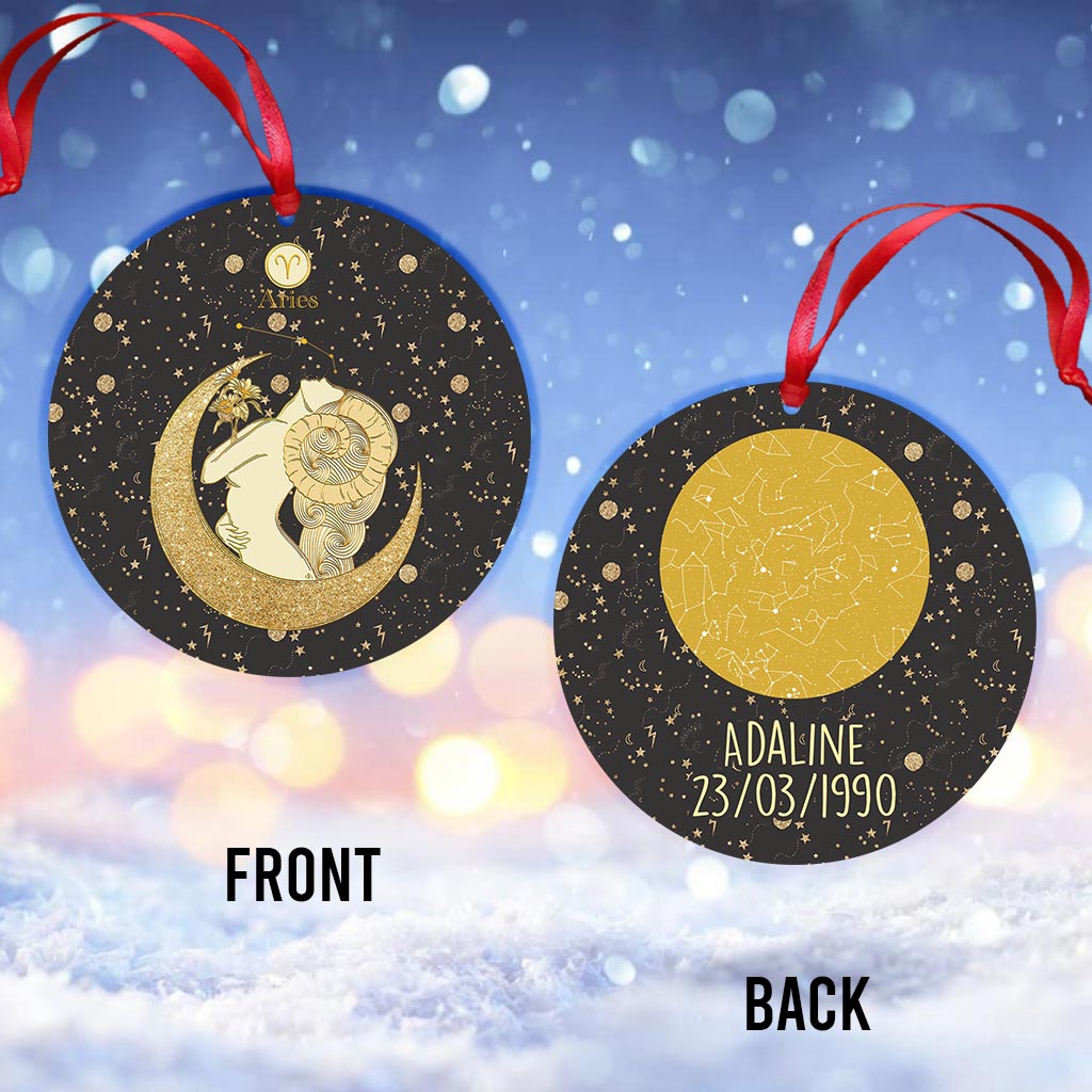 Signe du zodiaque - Ornement horoscope personnalisé