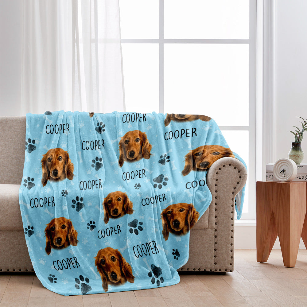 Colorful Pattern - Personalized Dog Blanket