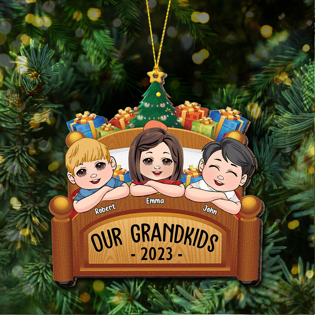Our Grandkid - Personalized Grandma Ornament