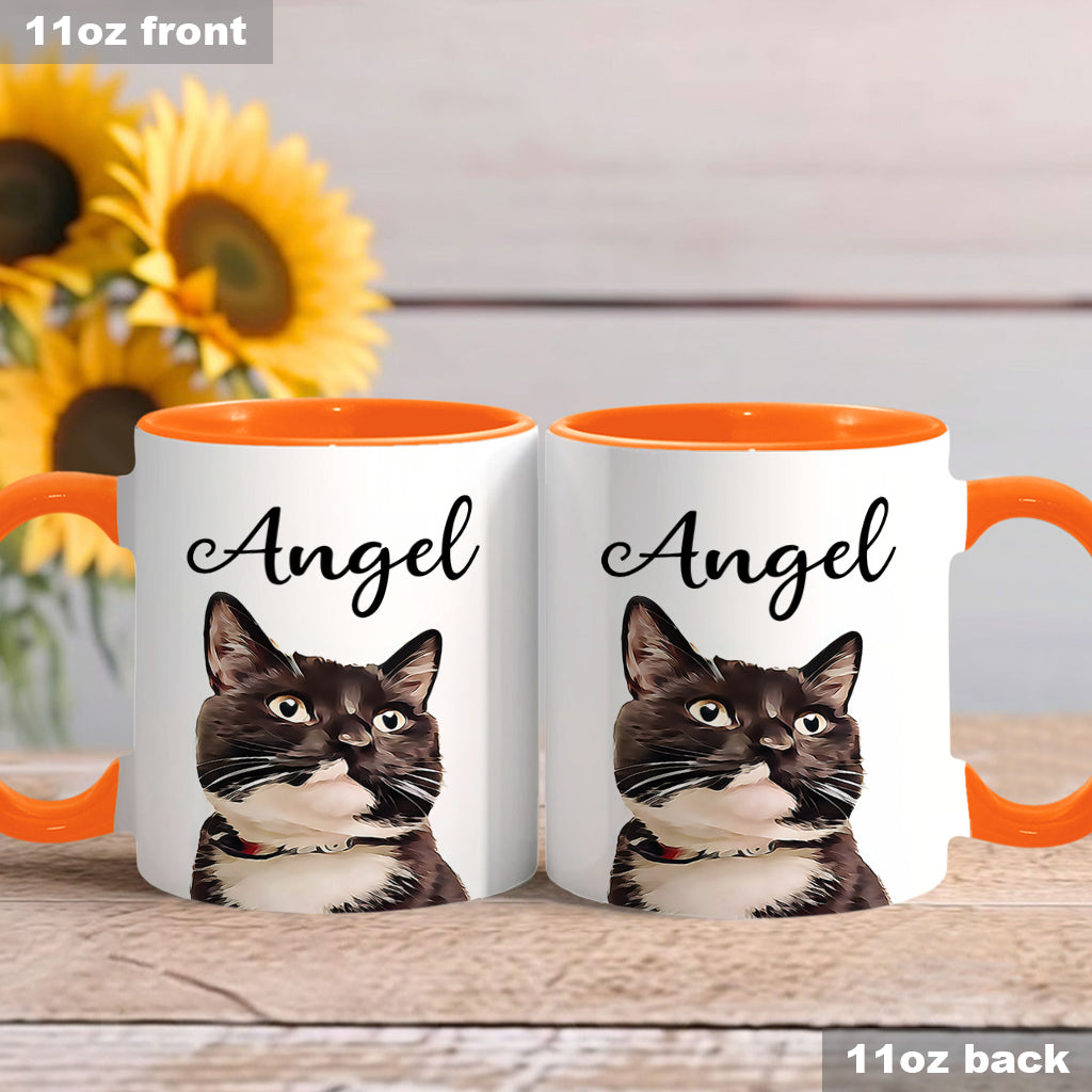 Mug personnalisé à motif chat pour amoureux des chats