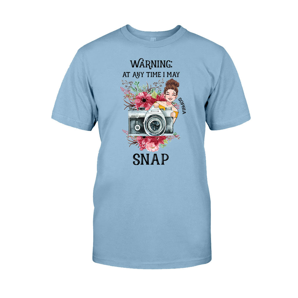 Je peux prendre des photos à tout moment - T-shirt et sweat à capuche personnalisés