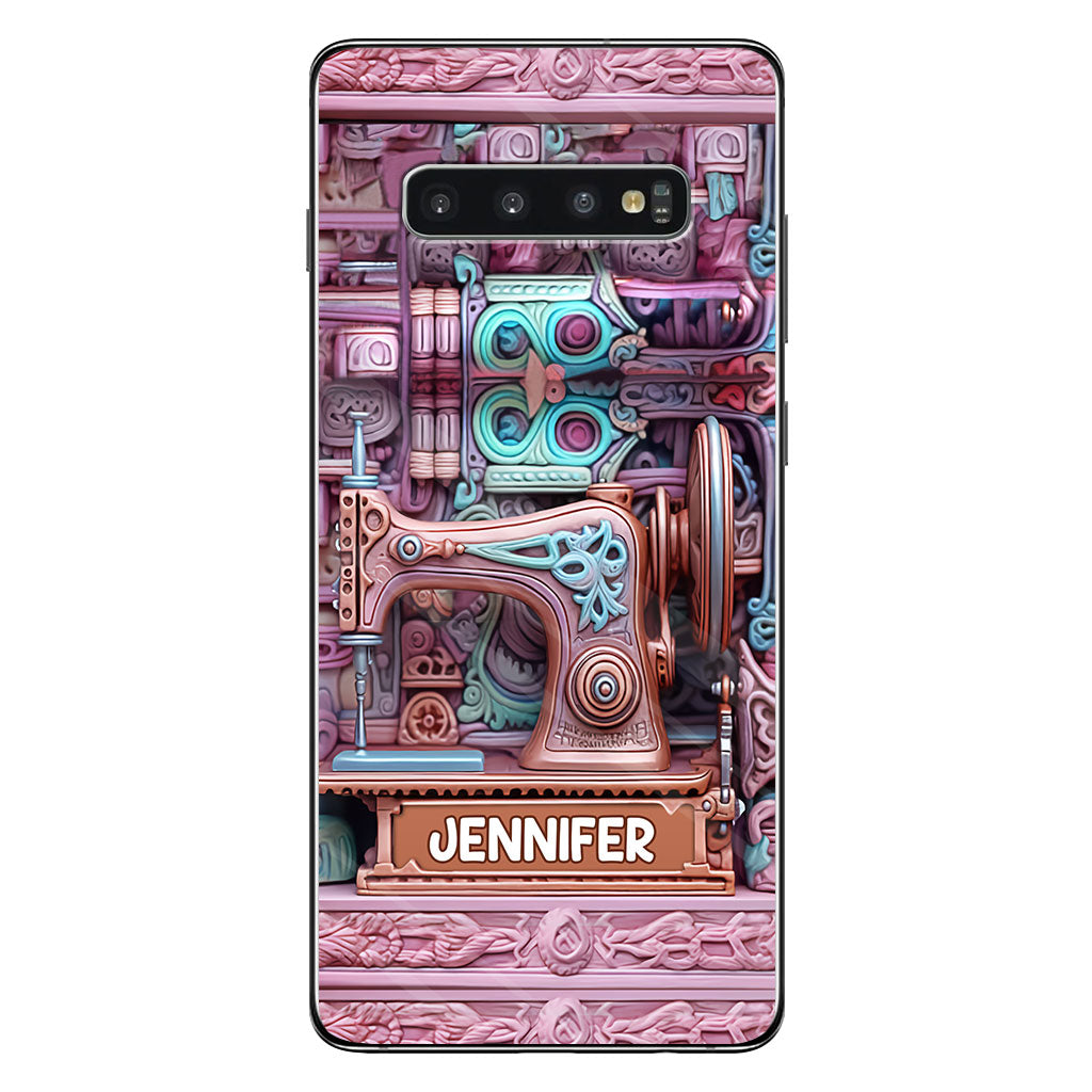 Passionnée de couture - Étui de téléphone personnalisé sur le thème de la couture