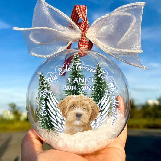 À jamais dans mon cœur - Cadeau pour les amoureux des chiens et des chats - Boule à neige personnalisée