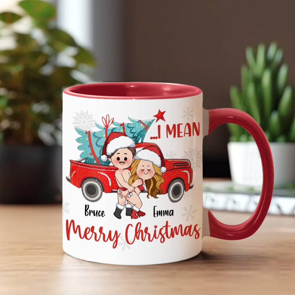 « Joyeux Noël ! » - Mug personnalisé pour couple