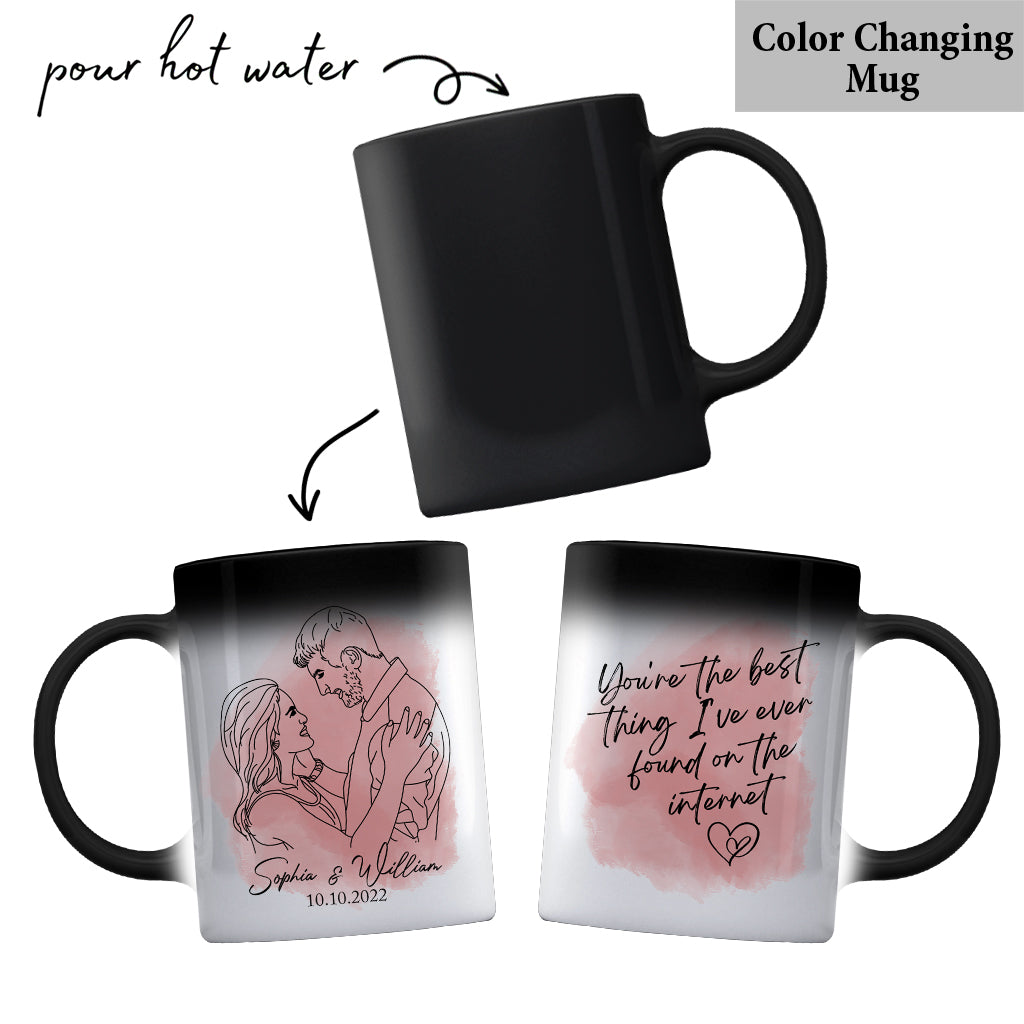 La meilleure chose sur Internet : une tasse personnalisée pour mari et femme