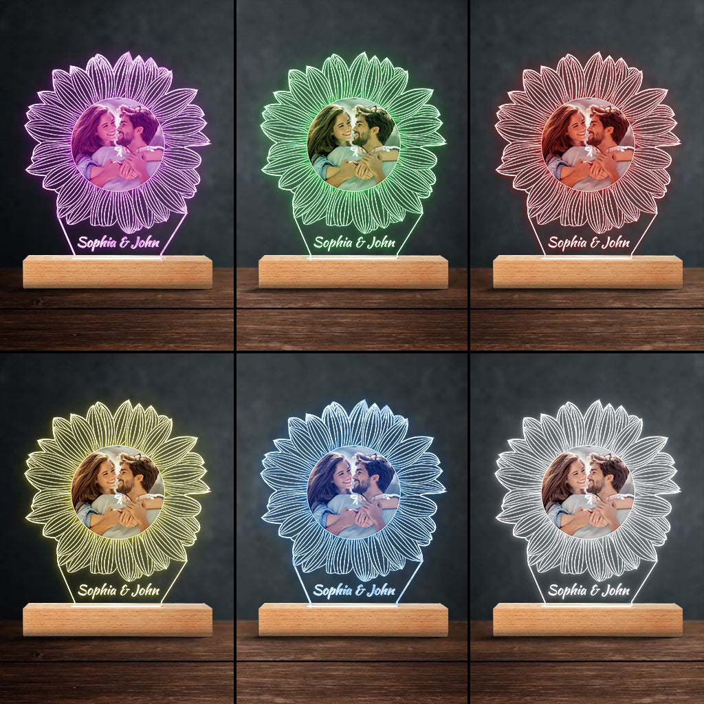 Tu es mon rayon de soleil - Cadeau pour maman, grand-mère, sœur, fille, fils, frère, grand-père, papa, épouse, époux, ami(e) - Plaque lumineuse personnalisée