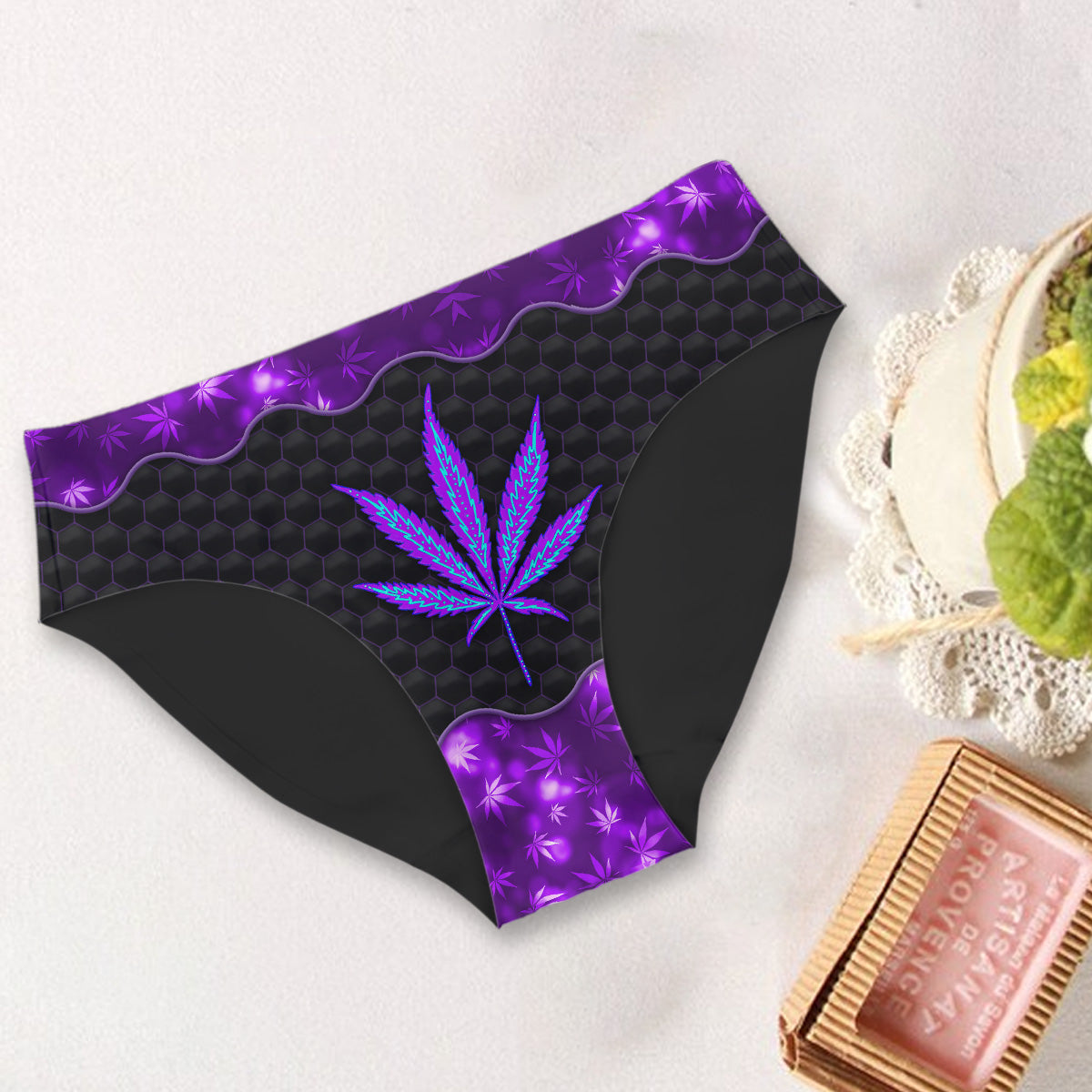 Just Hit It - Culottes pour femmes à l'effigie de cannabis