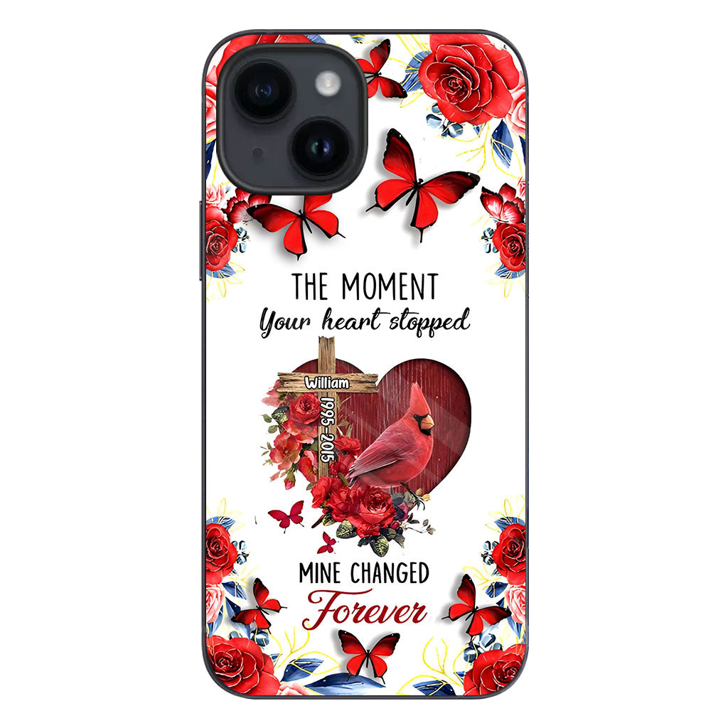 The Moment Your Heart Stopped - Personalized Memorial Phone Case