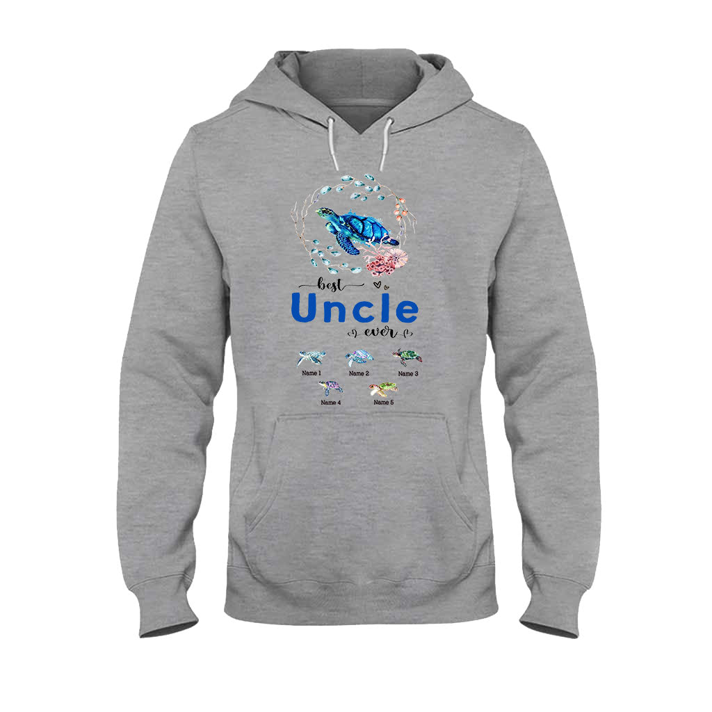Meilleure mamie du monde - Cadeau tortue pour grand-mère, grand-père, maman, papa, oncle, tante - T-shirt et sweat à capuche personnalisés