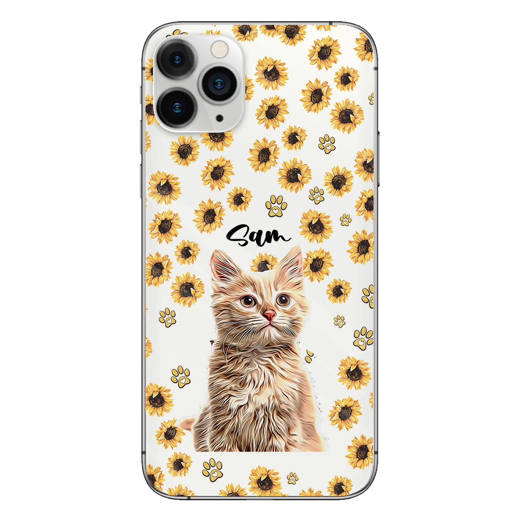 Tu es mon rayon de soleil - Coque de téléphone transparente personnalisée pour chien