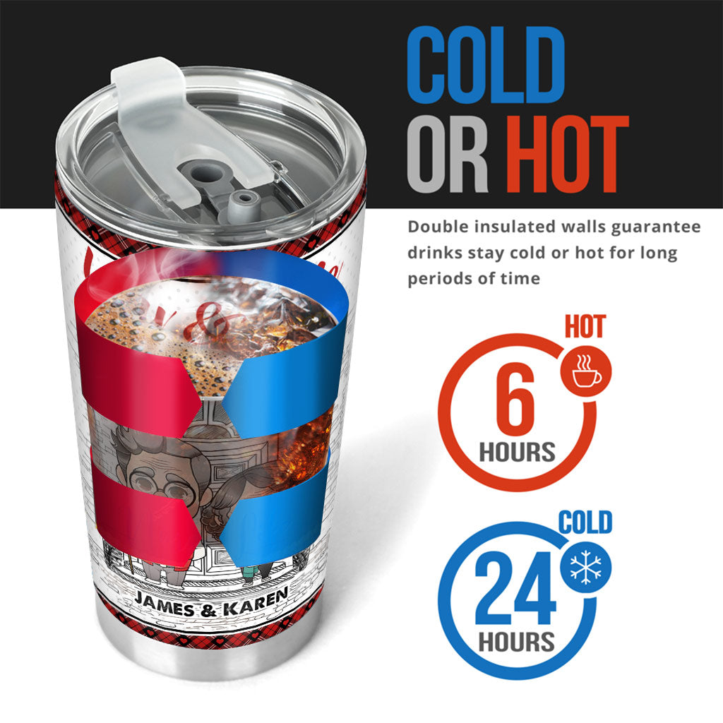 Toi et moi, on gère ! – Gobelet isotherme personnalisé pour couple