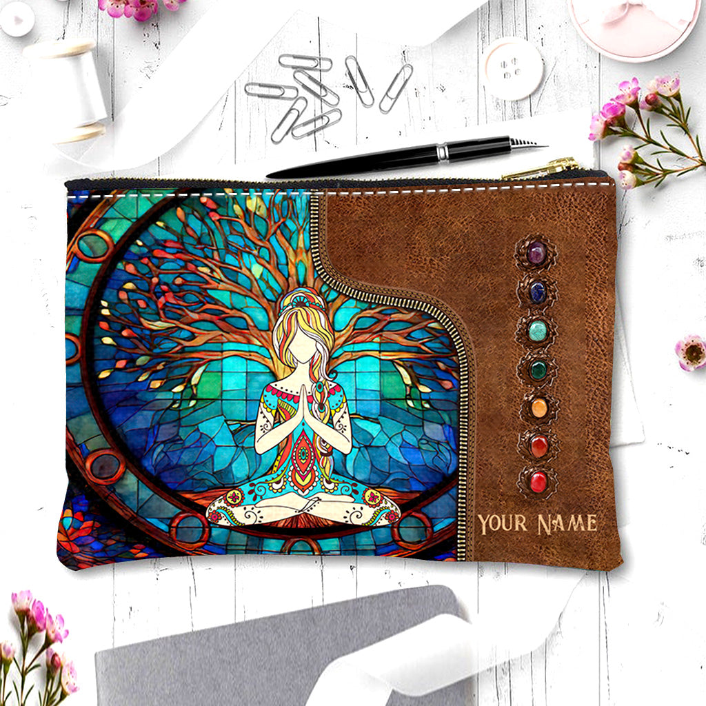 Namaste Green - Pochette de yoga personnalisée