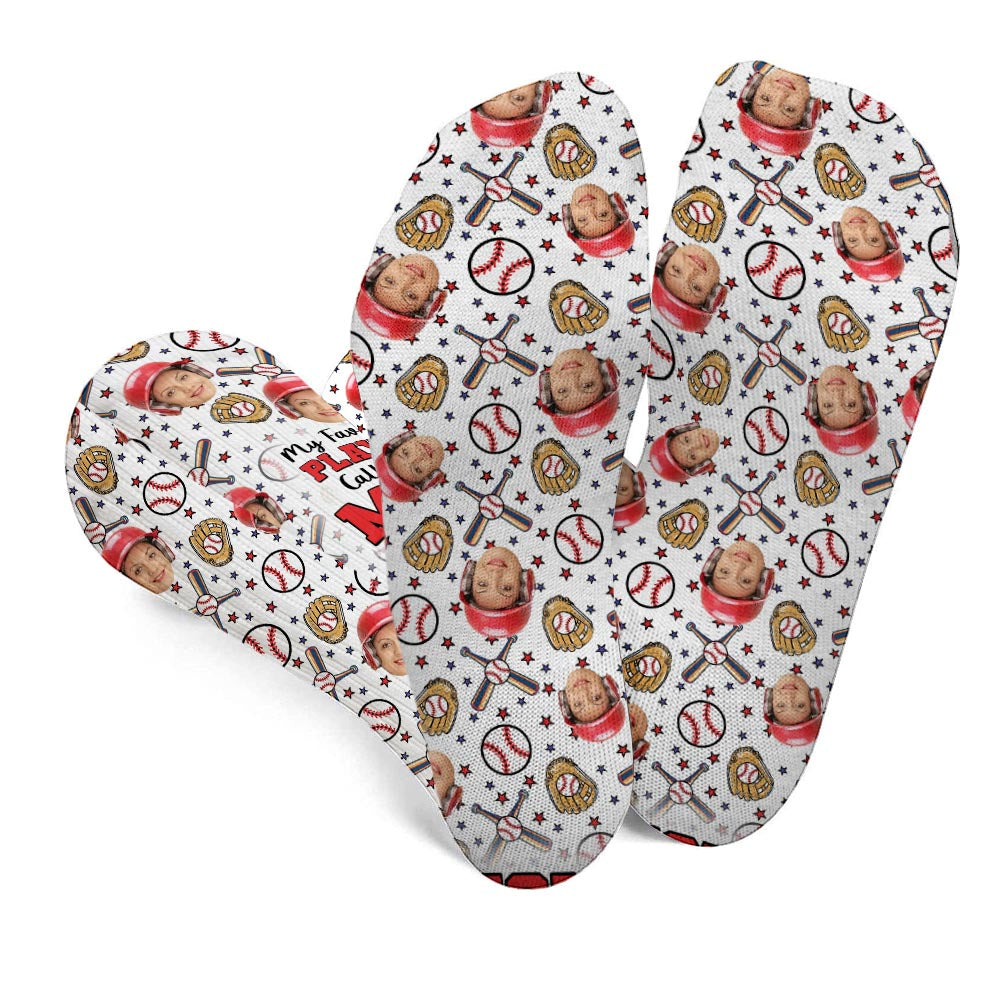 Mon joueur préféré - Chaussettes de baseball personnalisées