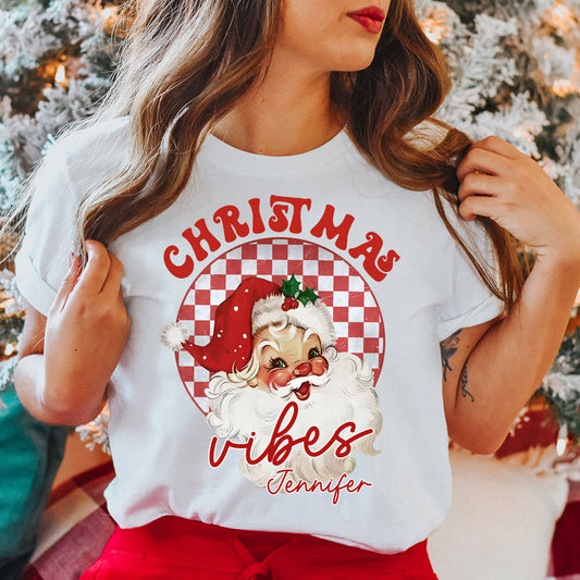 Ambiance de Noël - T-shirt et sweat à capuche de Noël personnalisés