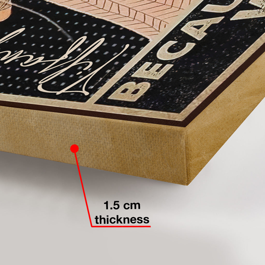 Tricoter parce que le meurtre est mal - Toile et affiche de tricot personnalisées