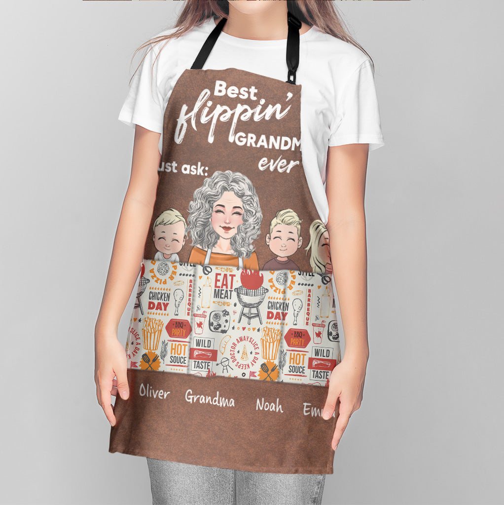 Meilleur papa du monde ! – Cadeau pour papa, grand-mère, grand-père, maman, oncle, tante – Tablier personnalisé