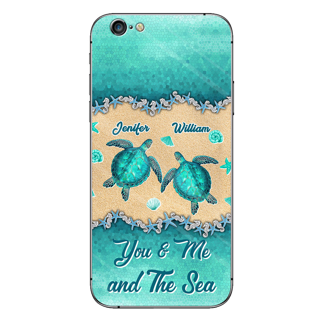 Salty Lil' Beach - Personalized Turtle Phone Case
