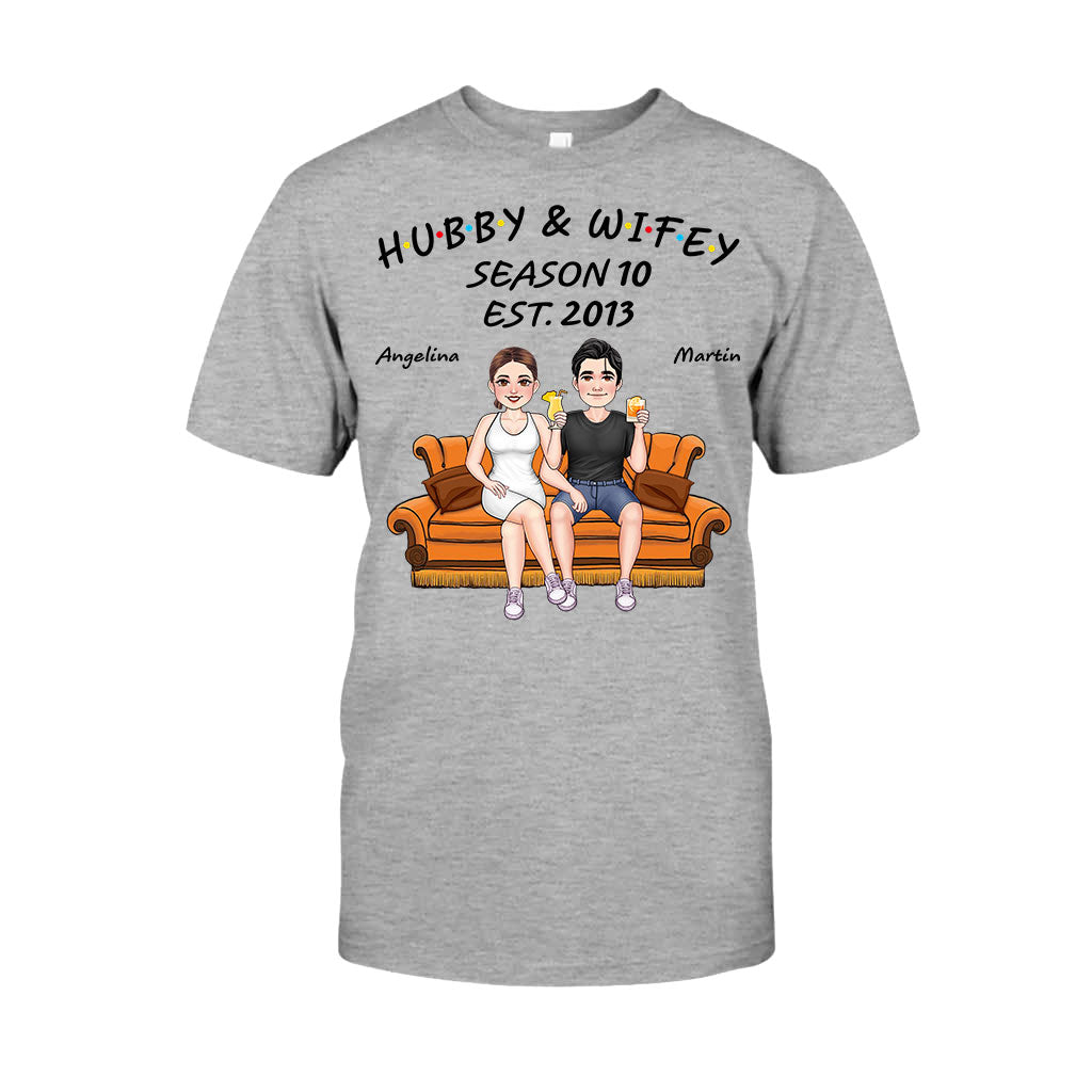 T-shirt et sweat à capuche personnalisés « Mari et Femme »