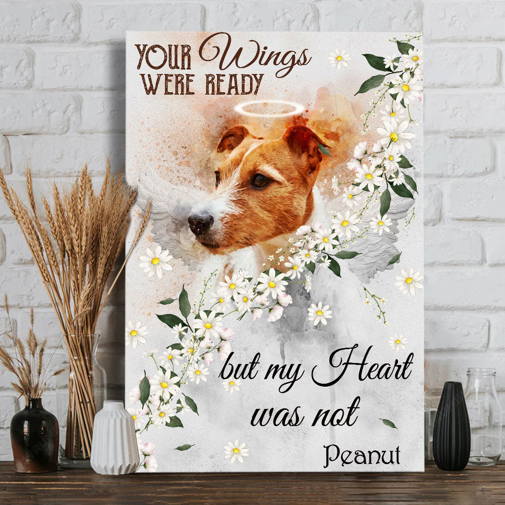 Those We Love Don't Go Away - Personalized Dog Canvas And Poster