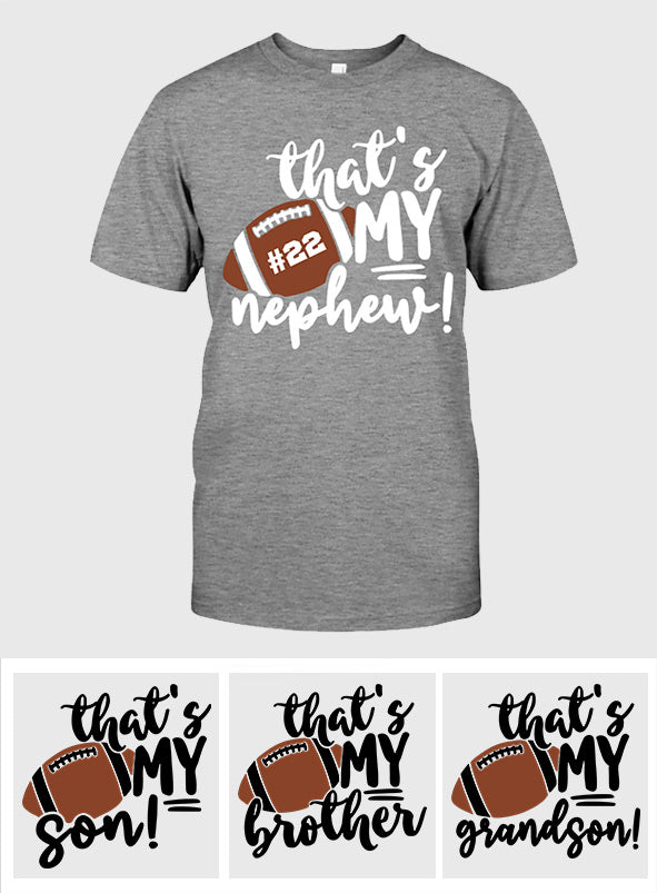 C'est mon petit-fils - T-shirt et sweat à capuche de football personnalisés