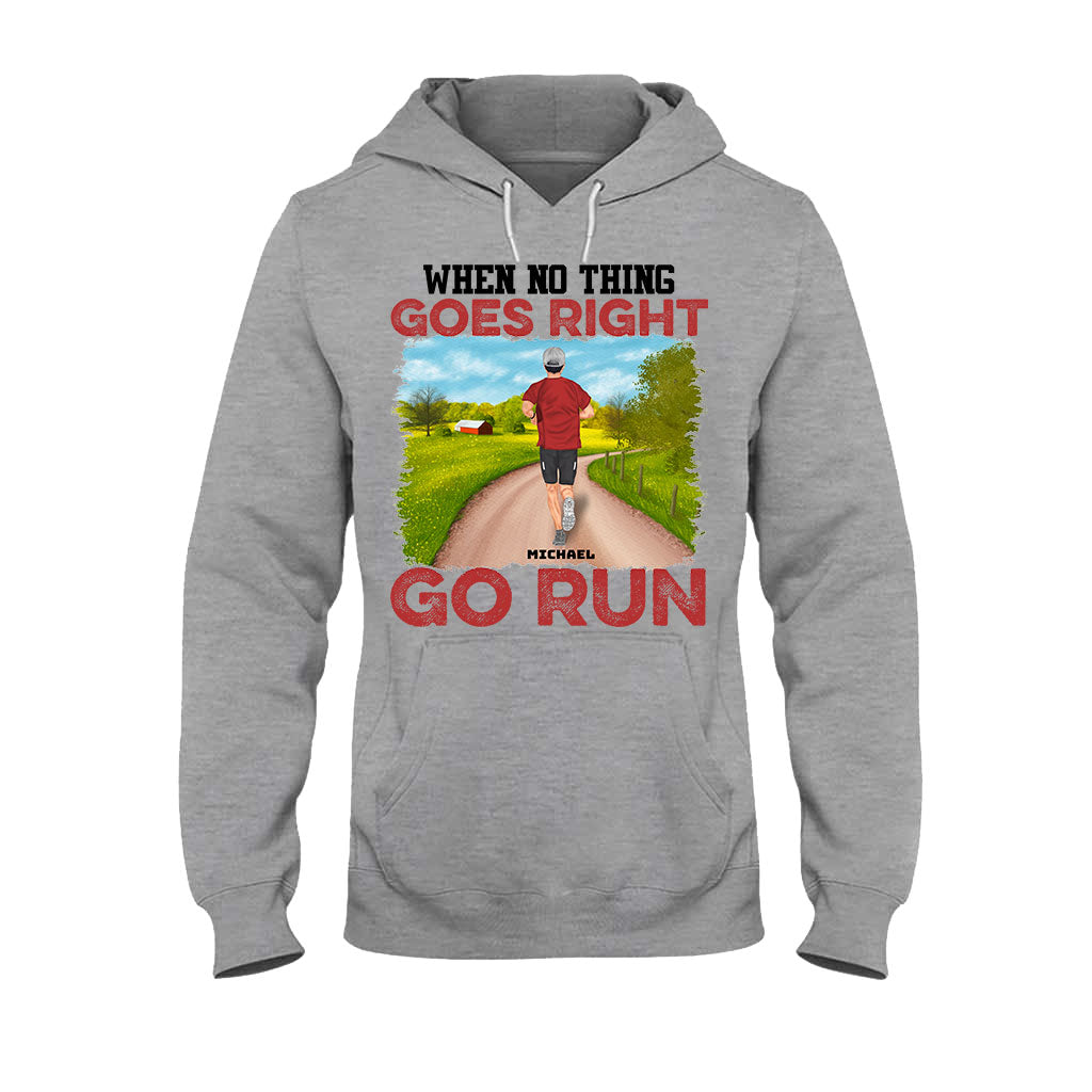 La vie est plus belle en chaussures de course - T-shirt et sweat à capuche de course personnalisés