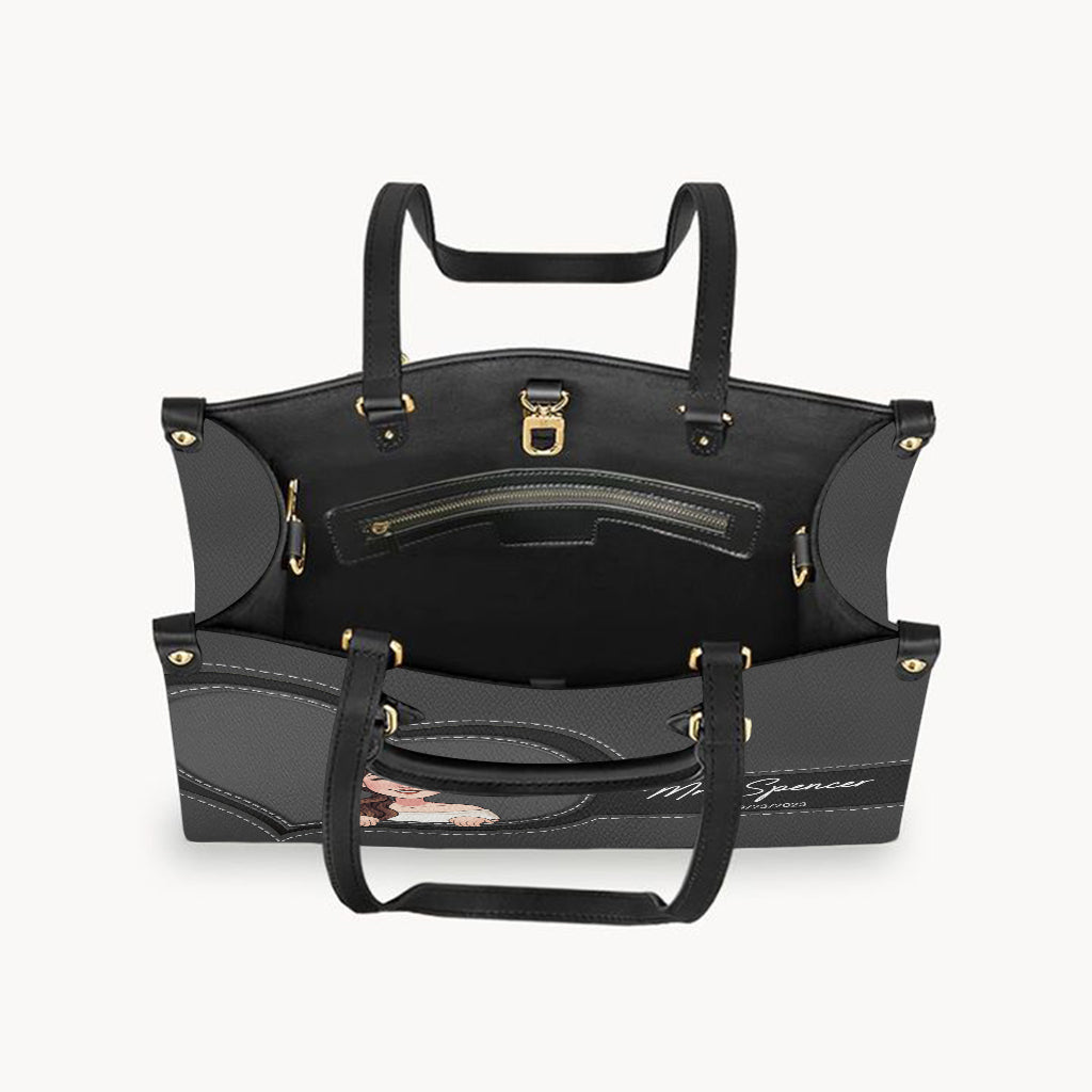 Cadeau de mariage pour la mariée - cadeau de mariage pour la mariée et les demoiselles d'honneur - Sac à main en cuir personnalisé