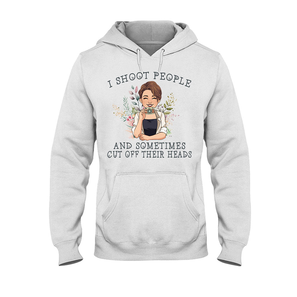 Je photographie des gens - T-shirt et sweat à capuche personnalisés « Je photographie des gens »