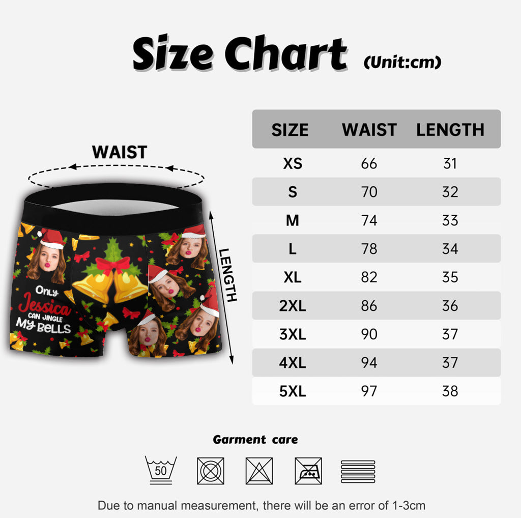 Jing My Bells - Boxers personnalisés pour couples d'hommes