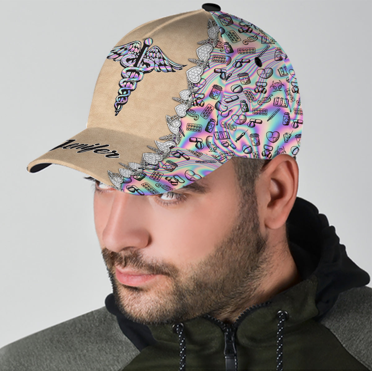 Vie d'infirmière - Casquette classique personnalisée pour infirmière