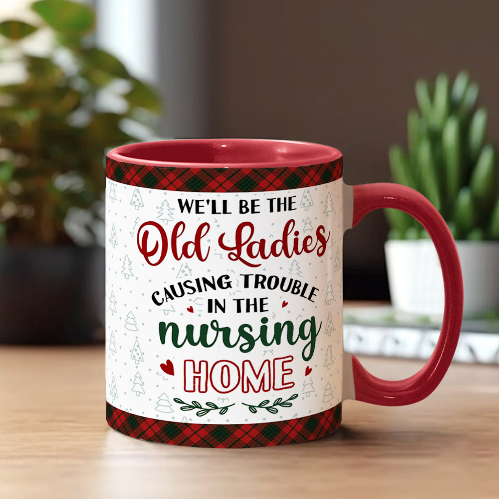 Mug personnalisé « Les vieilles dames qui sèment la pagaille » pour meilleure amie