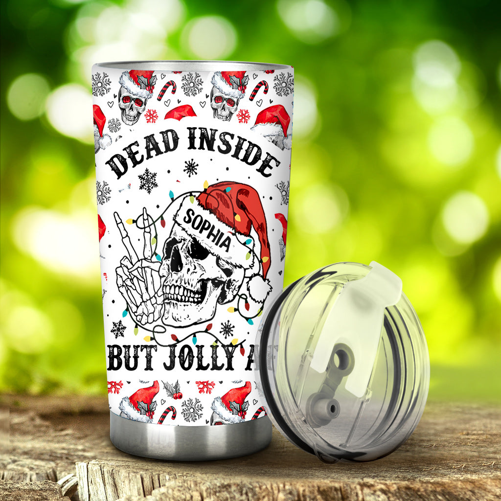 Mort à l'intérieur mais joyeux à souhait - Gobelet personnalisé tête de mort