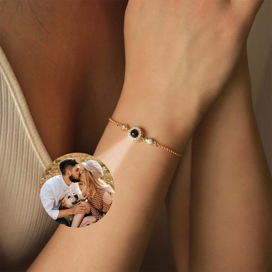 Bracelet de projection familial personnalisé « Amour de la famille »