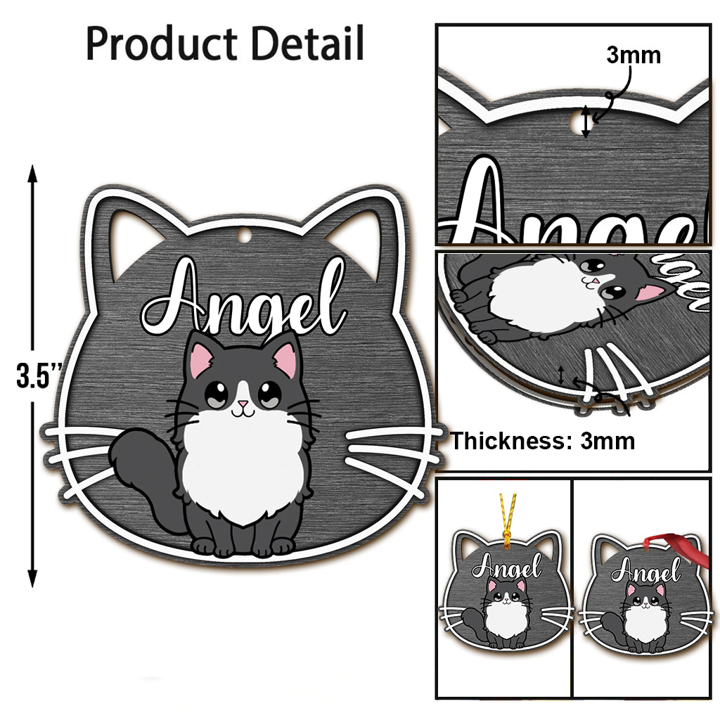 Meowy Christmas - Personalized Cat Ornament