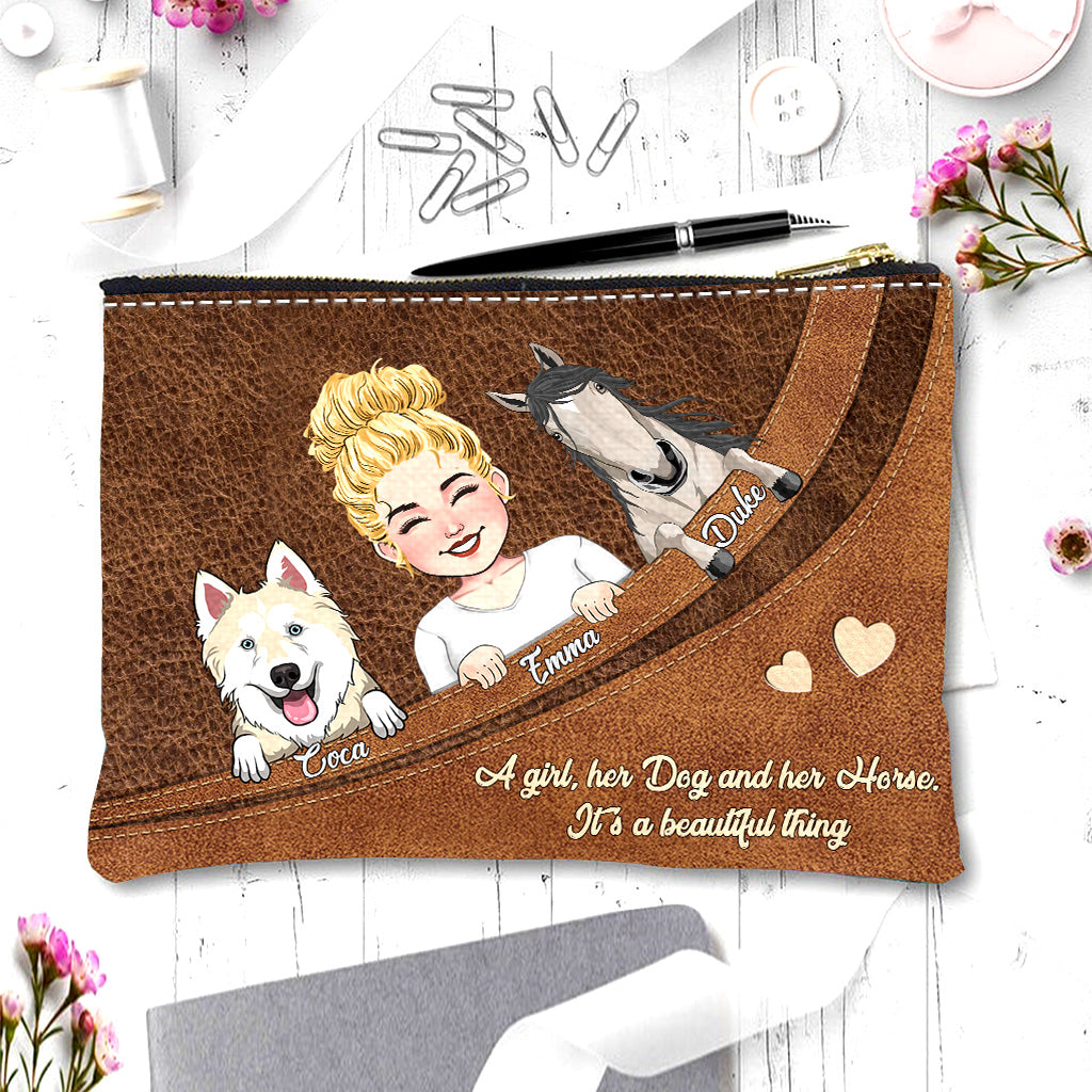 Quelle belle chose ! - Cadeau pour amoureux des chiens et des chats - Pochette personnalisée