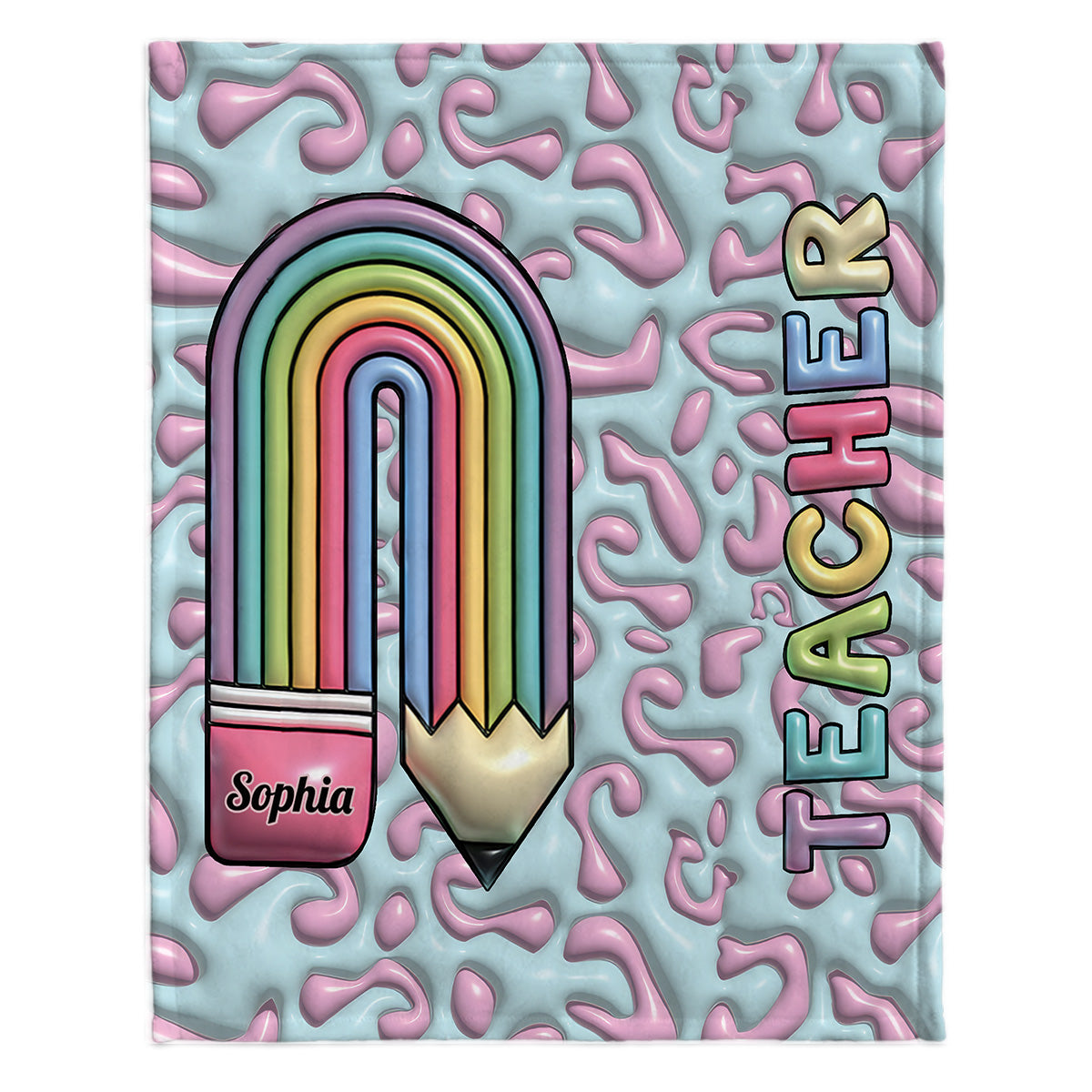 Teacher Life - Personalized Teacher Blanket