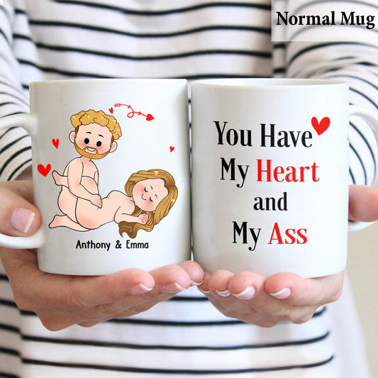 Je veux juste que tu sois heureux - Cadeau pour couple (mari, femme, petit ami, petite amie) - Mug personnalisé