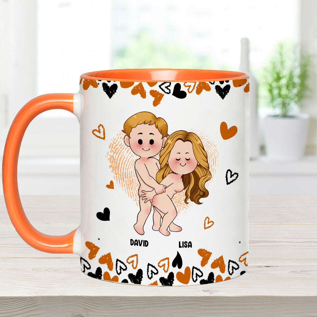 Lovely Couple - Personalized Couple Accent Mug