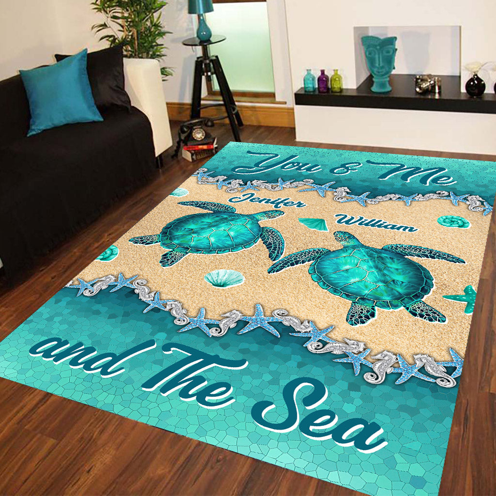 Salty Lil' Beach - Tapis tortue personnalisé