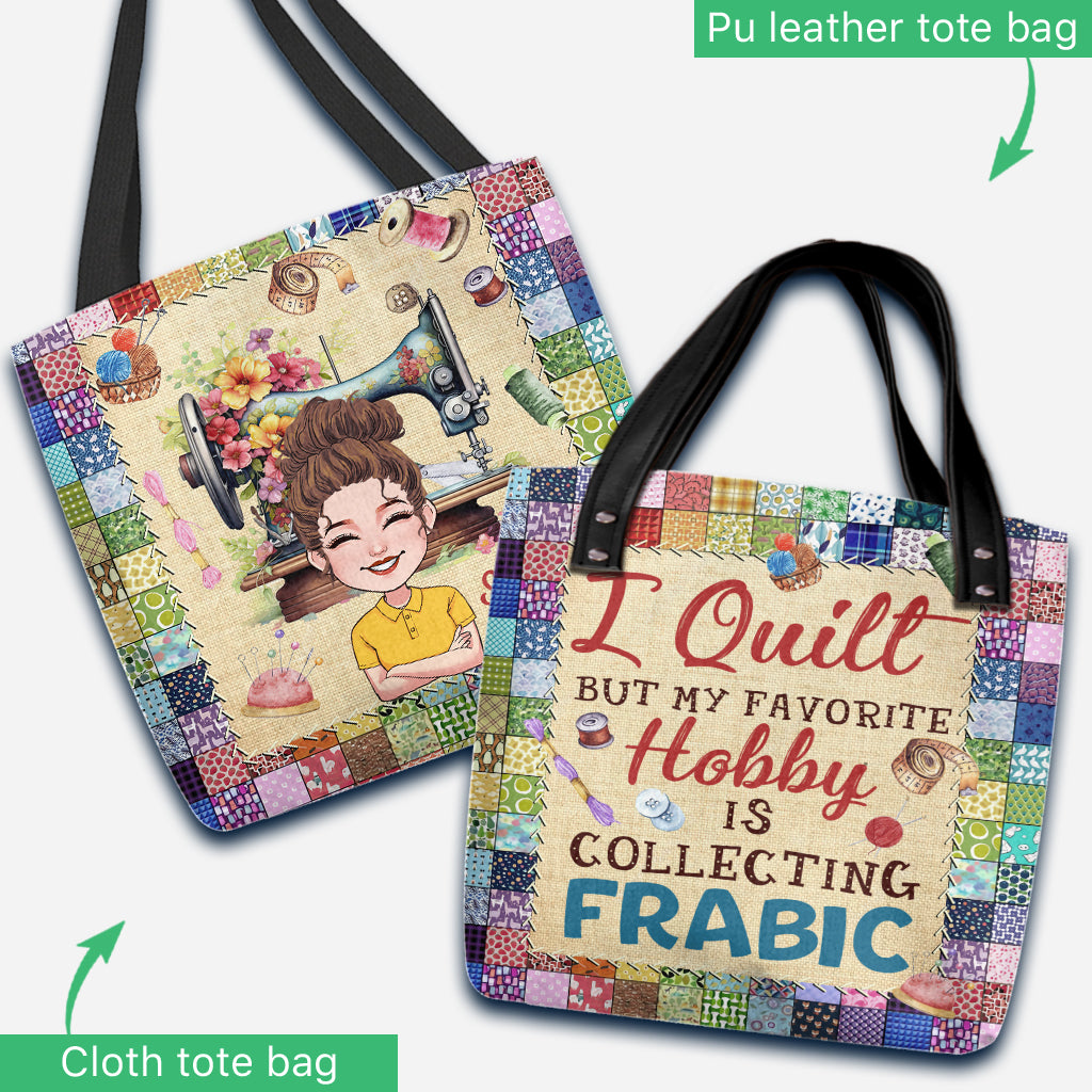 Je couds mais - Sac fourre-tout de couture personnalisé