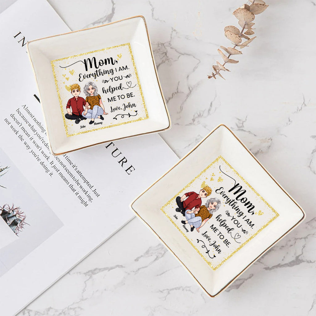 Tu m'as aidée à devenir maman - Porte-bijoux personnalisé