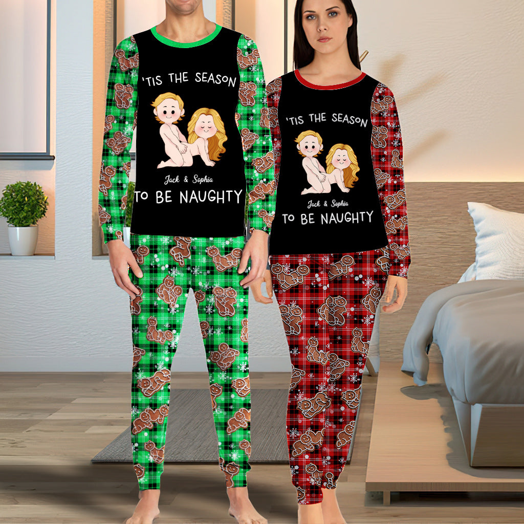 C'est la saison des petits jeux coquins - Ensemble de pyjamas personnalisés pour couples