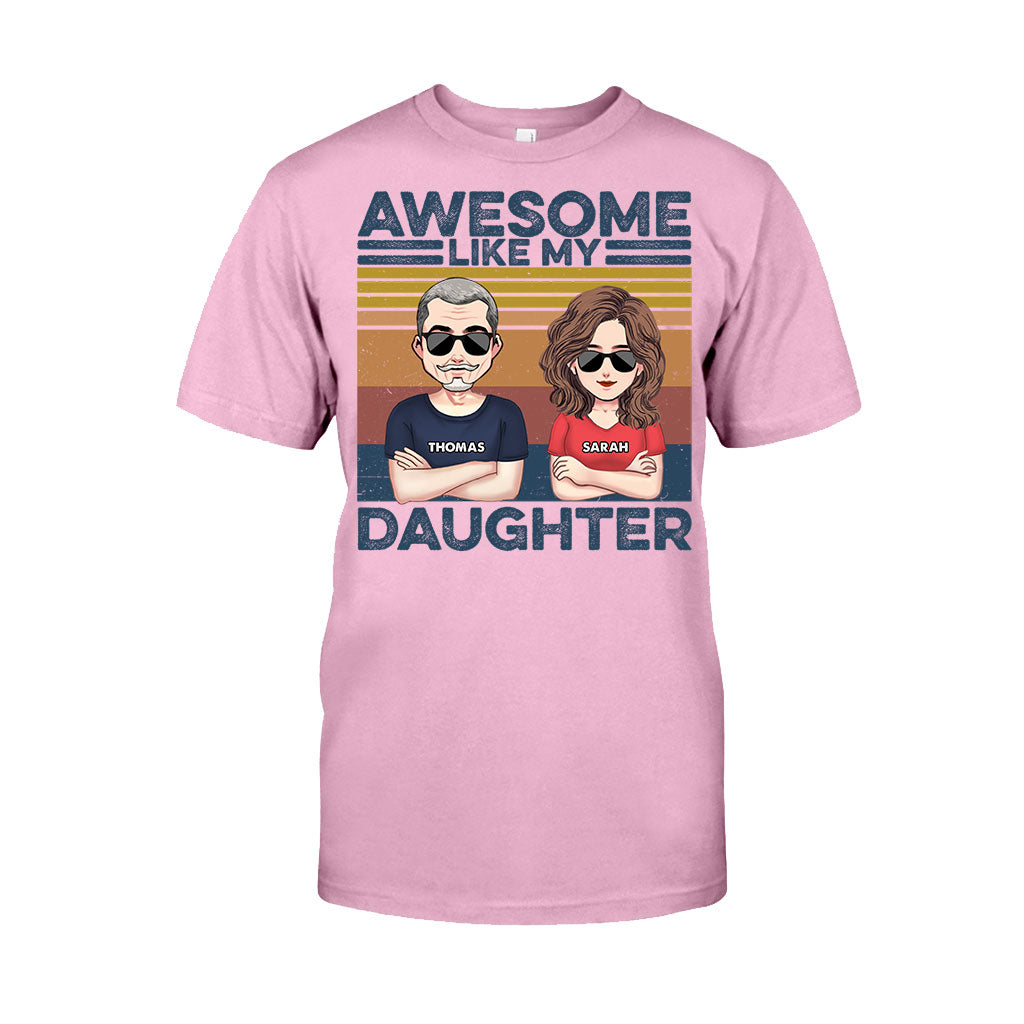 Tel père, tel fils - Cadeau pour papa - T-shirt et sweat à capuche personnalisés