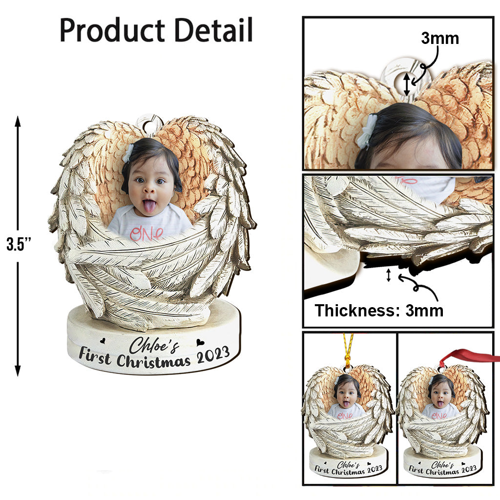 Premier Noël de bébé - Ornement personnalisé pour nouveau-né